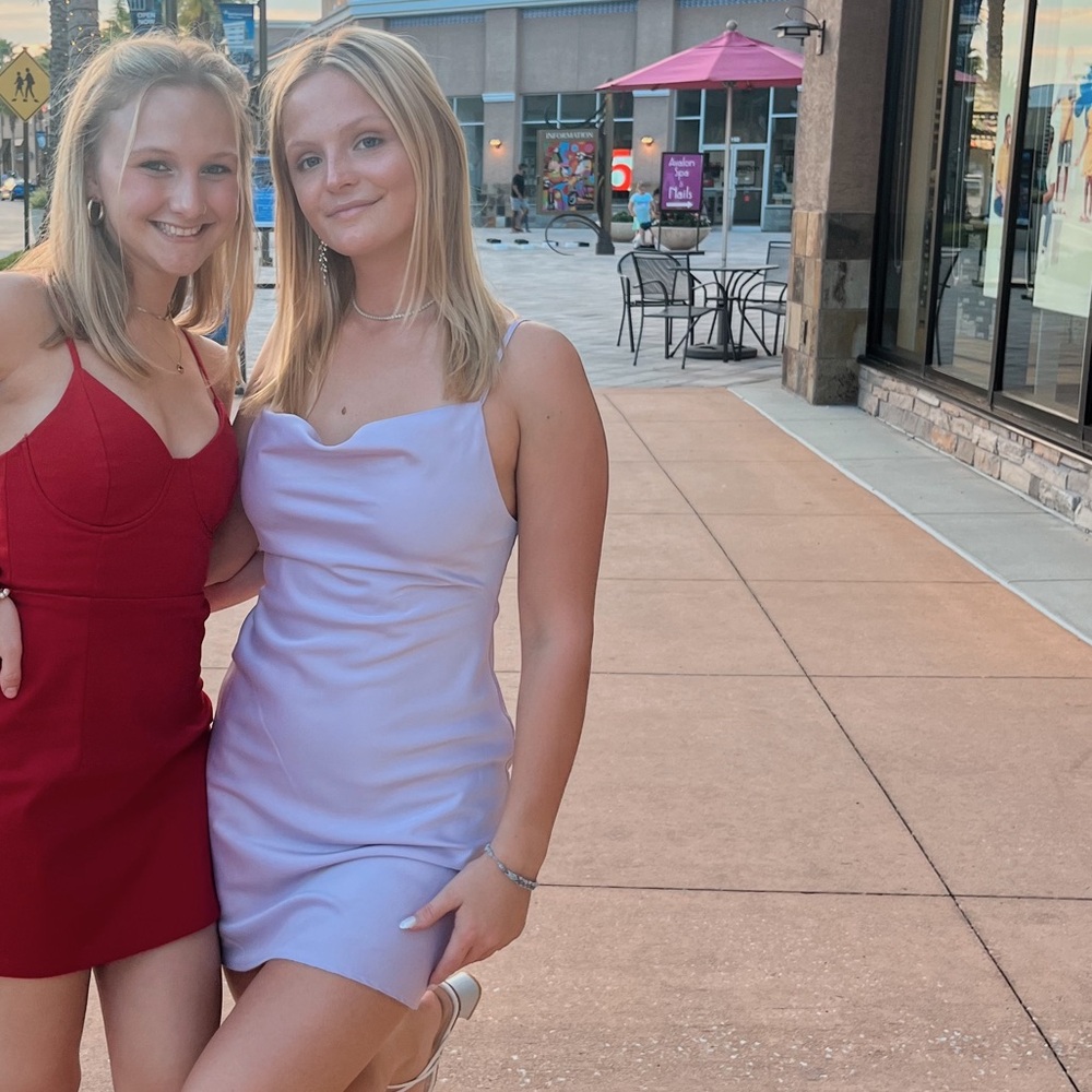 Urban Outfitters Light Purple Cowl Neck Mini dress